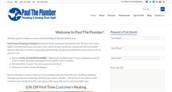 Desktop Screenshot of pftheplumber.com